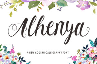 Alhenya: A Modern Script Font for Editorial Elegance