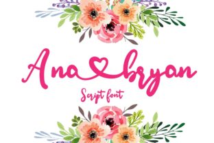 Ana Bryan: A Romantic Script Font for Editorial Design