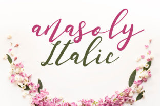 Anasoly Italic: The Handwritten Font for Campaigns