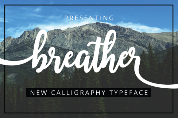 Breather: A Calm Display Font for Editorial Design