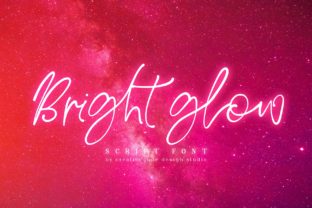 Bright Glow: A Bouncy Script Font for Web Design