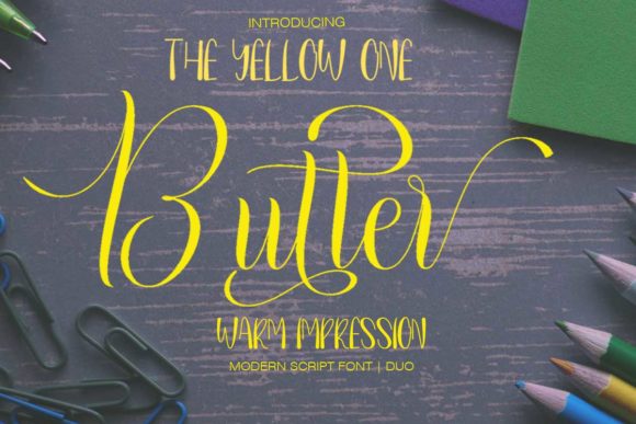 Butter Font Review: A Bold Duo for Brand Identity