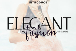 Elegant Fashion Duo: A Premium Font for Campaigns