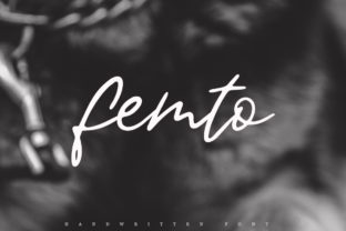 Femto: A Modern Handwritten Font for Editorial Design