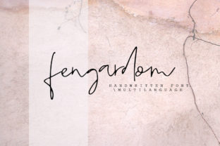 Fengardom: A Modern Handwritten Font for Your Brand
