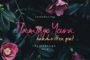 Flamingo Youra: A Classy Handwritten Font for Crafters