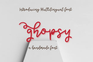 Ghopsy: A Kooky Handwritten Font for Editorial Design
