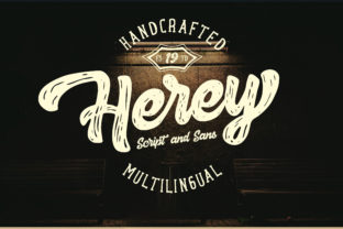 Herey Duo: A Handwritten Font for Small Brands