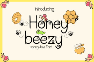 Honey Beezy: A Cheerful Spring Font for Makers