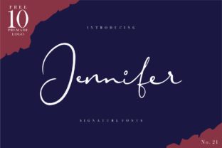 Jennifer: A Modern Handwritten Font for Editorial Design