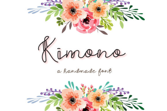 Kimono: A Playful Handwritten Font for Brand Identity