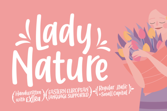 Lady Nature: A Premium Script Font for Marketers