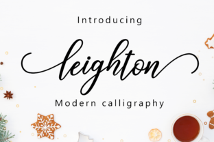 Leighton: A Modern Script Font for Web Design