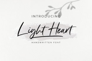 Light Heart: A Modern Handwritten Font for Web Design