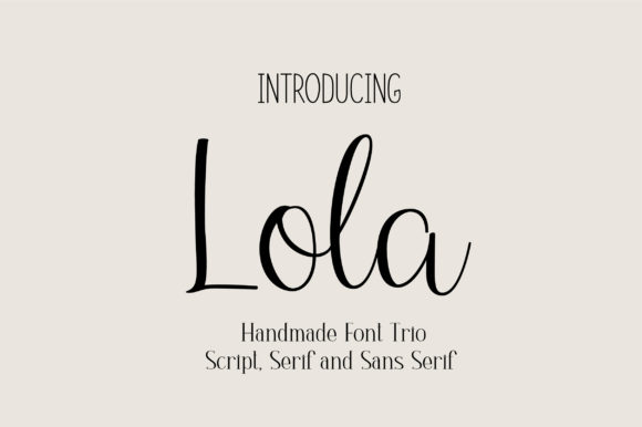 Lola Trio: The Ultimate Font for Campaigns