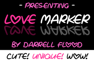 Love Marker: A Friendly Hand-Drawn Font Review