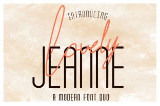 Lovely Jeanne Duo: The Perfect Script Font for Campaigns
