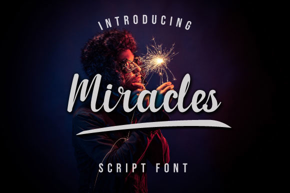 Miracles: A Bold Script Font for Timeless Branding