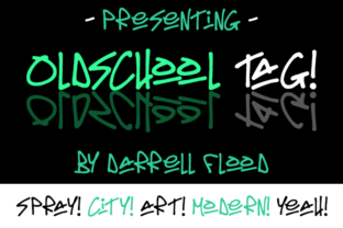 Oldschool Tag: A Dynamic Font for Urban Branding