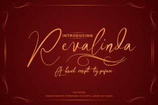 Revalinda: A Feminine Handwritten Font for Branding