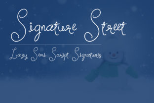 Signature Street: The Handwritten Font for Authentic Branding
