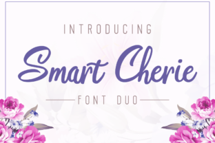 Smart Cherie Duo: A Charming Script Font for Crafters