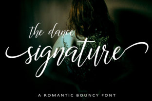 The Dance Signature: A Modern Script Font for Web Design