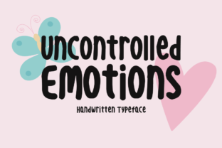 Uncontrolled Emotions: A Bold Handwritten Font for Web Design